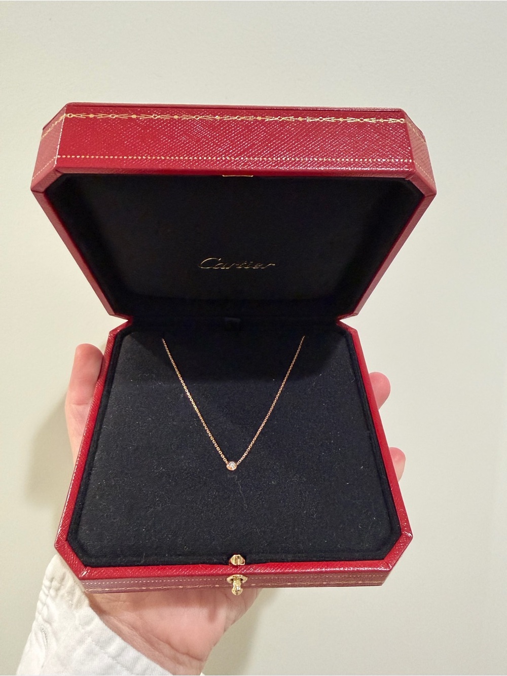 CARTIER D'AMOUR PENDANT, DIAMOND, MINI MODEL